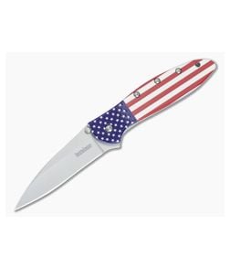 Kershaw Leek USA Flag Assisted Folder - KS-1660USA 1
