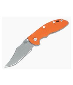 Hinderer XM-18 3.5 Bowie Non Flipper Orange G10 Working Finish - HK-1669 1