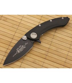 Microtech Whaleshark G10 Flipper Black Plain - MT-167-1 1