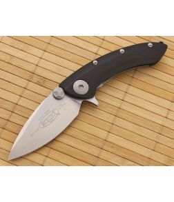 Microtech Whaleshark G10 Flipper Stonewash Plain Elmax - MT-167-10 1