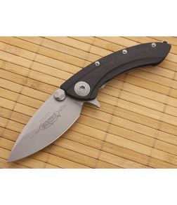 Microtech Whaleshark G10 Flipper Bead Blast Plain Elmax - MT-167-7 1