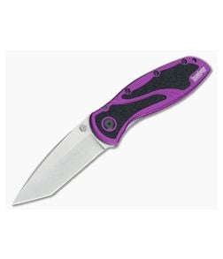 Kershaw Blur Purple BDZ1 Stonewashed Tanto 1670PURBDZ - KS-1670PURBDZ 1