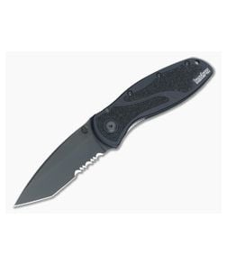 Kershaw Blur Black Partially Serrated Tanto 1670TBLKST - KS-1670TBLKST 1