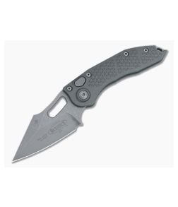 Microtech Stitch Natural Aluminum Automatic Apocalyptic M390 169-10APNC - MT-169-10APNC 1