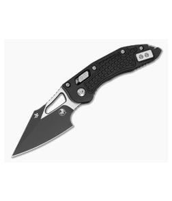 Microtech M-Stitch RAM-LOK Black Frag Aluminum M390MK Black Tactical Folding Knife (3.05" Blade) 169MRL-1FR - MT-169MRL-1FR 1