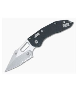 Microtech Stitch RAM-LOK S/E Black G10 Stonewash Part Serrated 169RL-11FLGTBK - MT-169RL-11FLGTBK 1