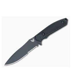 Benchmade 169SBK Protagonist Drop Point Serrated Fixed Knife - BM-169SBK 1
