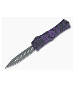 Microtech Hera II Mini D/E Bats Signature - MT-1702M-1HWBAS 1