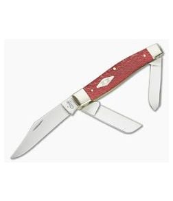 Case Large Stockman Red Sycamore Wood Handle 17141 - CA-17141 1