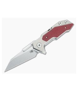 Hinderer Full Track Wharncliffe Red G10 Stonewash - HK-1747 1