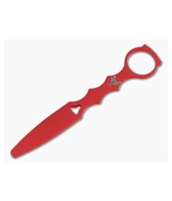 Benchmade SOCP Trainer Red Fixed Blade Knife with Sand Sheath 176T - BM-176T 1
