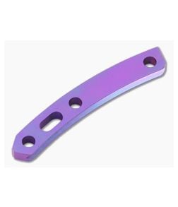 Hinderer XM-18 3.5 Titanium Backspacer Stonewash Purple - HK-1770 1