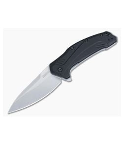 Kershaw Link Black Handle Stonewashed 20CV Flipper 1776BLK20CV - KS-1776BLK20CV 1