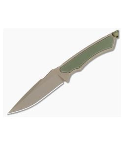 Spartan Blades Phrike FDE Blade Green Handle - SB-17DEGRNLBK 1