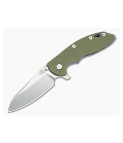 Hinderer XM-18 3.5 Sheepsfoot OD Green G10 Stonewash Blue - HK-1808 1