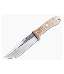 Condor Tool & Knife Tactical P.A.S.S. Chute Knife 440C Natural Micarta Fixed Blade CTK1827-10.5-4C - CTK-1827-10.5-4C 1