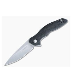 Kershaw Shoreline Black FRN Handle Stonewash Drop Point Assisted Flipper 1845 - KS-1845 1