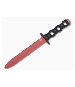 Benchmade SOCP Trainer Black G10 Red Cerakote 440C Blunt Dagger Blade 185T - BM-185T 1