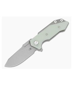 Hinderer Halftrack Slicer Translucent Green G10 Working Finish - HK-1860 1