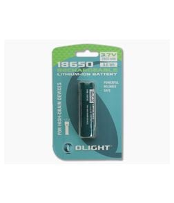Olight 18650 Lithium Ion Battery 2600mAh ORB-186P26 - OL-18650-2600 1