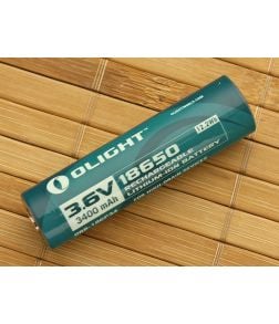 Olight 18650 Lithium Ion Battery 3400mAh ORB-186P34 - OL-18650-3400 1