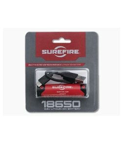 SureFire 18650B 3500 mAh Micro USB Lithium Ion Rechargeable Battery - SF-18650B 1