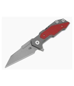 Hinderer Fulltrack Wharncliffe Red G10 Working Finish - HK-1865 1