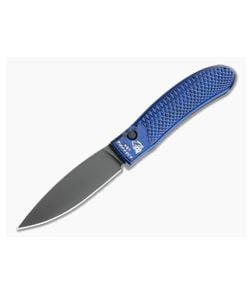 Piranha P18 Toxin Tactical PVD 154CM Blue Button Lock Automatic - PRN-18BT 1