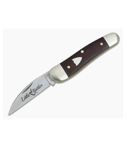 Tidioute #19 Little Rattler Red Coral Canvas Micarta 190120 - GEC-190120-RCCM 1
