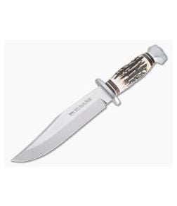 Linder Knives Solingen Original Bowie Stag Handle Fixed Blade 196020 - LD-196020 1