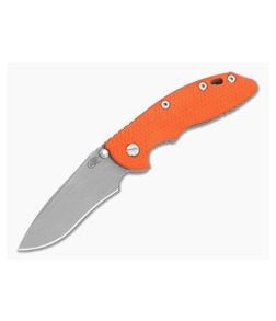 Hinderer XM-18 3.5" Recurve Non-Flipper Orange G10 Working Finish Titanium and MagnaCut Working Finish Folding Knife (3.50" Blade) - HK-1974 1