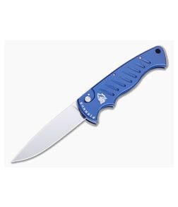 Piranha P1 Pocket Mirror 154CM Blue Button Lock Automatic - PRN-1B 1