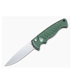 Piranha P1 Pocket Mirror 154CM Green Button Lock Automatic - PRN-1G 1