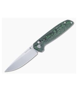 Tactile Knife Co. Maverick Crossbar Lock Folder Milled Jungle Wear FatCarbon Handles MagnaCut Drop Point 20-MV-MC01-CFJW - TK-20-MV-MC01-CFJW 1
