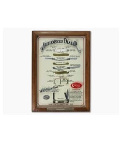 Case 2000 Dealer Knife Stag Medium Stockman Anatomy of a Knife Display - CA-2000DEALER 1