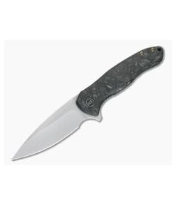 WE Knives Kitefin Marbled Carbon Fiber S35VN Black Titanium Frame Lock Flipper 2001A - WE-2001A 1