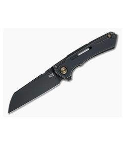 WE Knives 2003B Mini Buster Wharncliffe Black Stonewashed 20CV Antique Bronze Titanium Frame Lock Flipper - WE-2003B 1