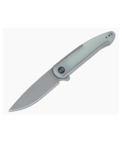 WE Knives Smooth Sentinel Gray Stonewashed 20CV Natural G10 Inlaid Flipper WE20043-2 - WE-WE20043-2 1