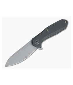 WE Knives 2005C Mote Ostap Hel Black Titanium Gray Stonewashed S35VN Flipper - WE-2005C 1