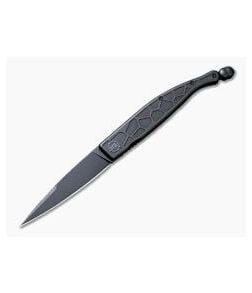 WE Knives 2008C Roman Black Stonewashed S35VN Black Titanium Frame Lock Front Flipper - WE-2008C 1