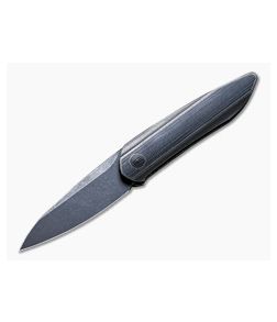 WE Knives 2010D Black Void Opus Black Stonewashed 20CV G10 Black Titanium Front Flipper - WE-2010D 1