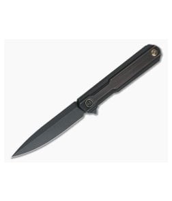 WE Knives Peer Ostap Hel Black Stonewashed 20CV Copper Black Titanium Flipper 2015F - WE-2015F 1