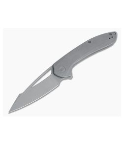 WE Knives Fornix Limited Gray Stonewashed Harpoon 20CV Titanium Frame Lock Flipper 2016A - WE-2016A 1