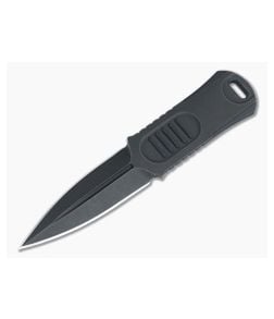 WE Knives OSS Dagger Lundquist Black Stonewashed 20CV Black G10 Lapel Knife 2017E - WE-2017E 1