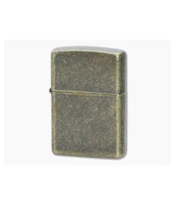 Zippo Lighter Antique Brass Flat Bottom Pipe Lighter - ZI-201FBPL 1