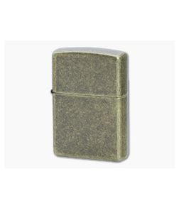 Zippo Windproof Lighter Classic Antique Brass 201FB - ZI-201FB 1