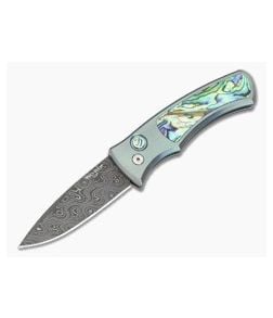 Protech Duke 2 Custom Seafoam Green Titanium Handle Damascus Blade - PT-2026DUKE-CUSTOM005 1
