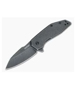 Kershaw Gravel BlackWash Reverse Tanto Assisted Frame Lock Flipper 2065 - KS-2065 1