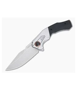 Kershaw Payout Stonewashed D2 Clip Point Bolstered Black G10 Assisted Frame Lock Flipper 2075 - KS-2075 1