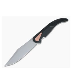 Kershaw Strata XL Blasted D2 Clip Point Black G10 KVT Stainless Frame Lock Flipper 2077 - KS-2077 1